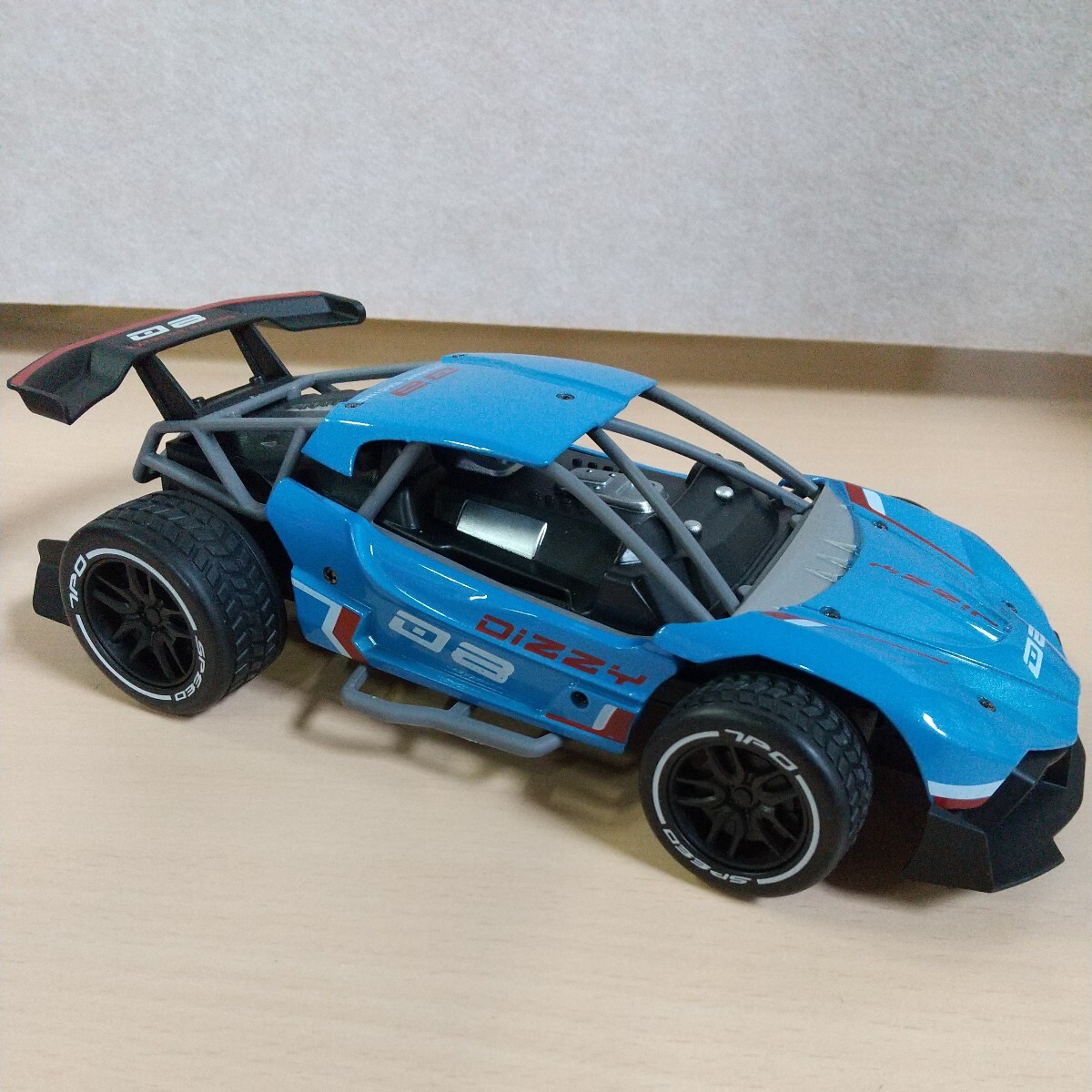 y041109t radio controlled car RC car electric racing car off-road drift high speed alloy shell Impact-proof ( blue ) radio-controller car body only 