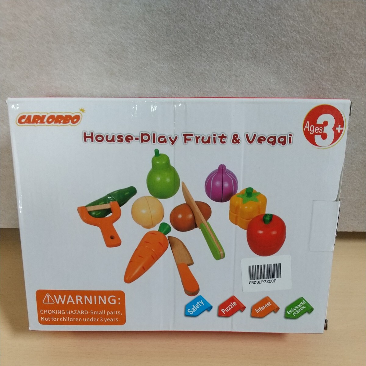 y042224t CARLORBO игрушка из дерева "дочки-матери" свежий . овощи & фрукты магнит тип пищевые ингредиенты комплект деревянная игрушка sak. прервать игрушечный 