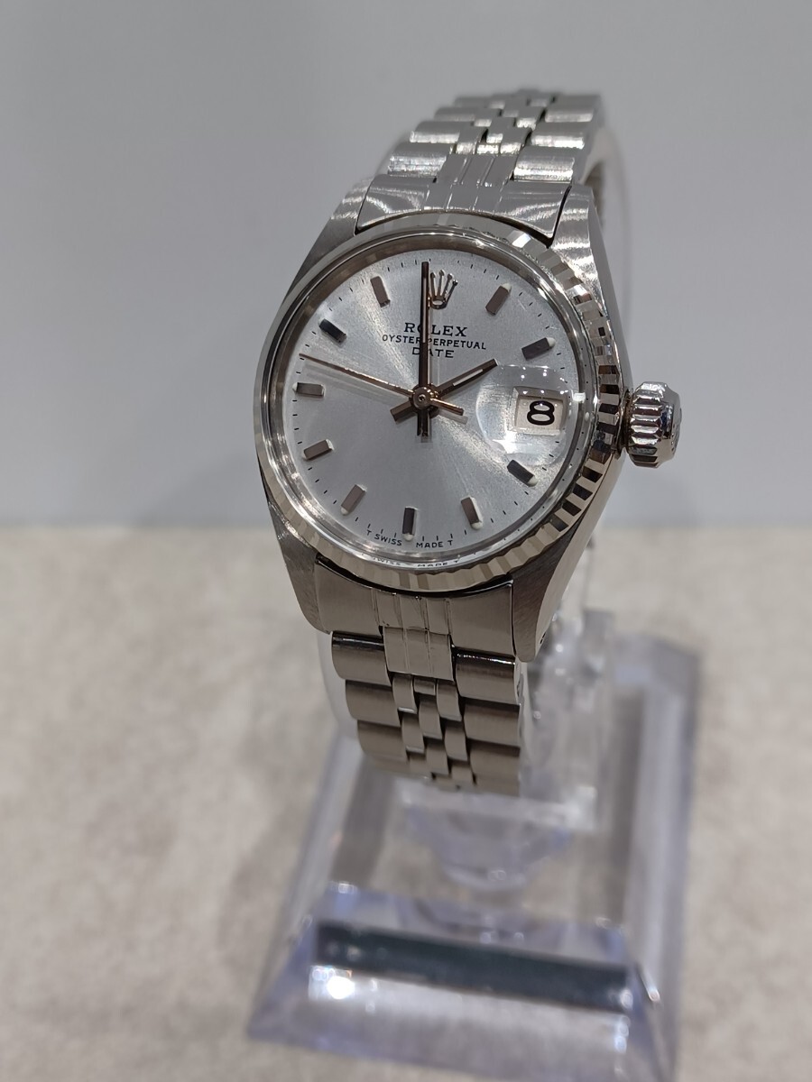 y041001f ROLEX（ロレックス）オイスター パーペチュアル デイト 6517 レディース OYSTER_PERPETUAL_DATE 自動巻きの画像2