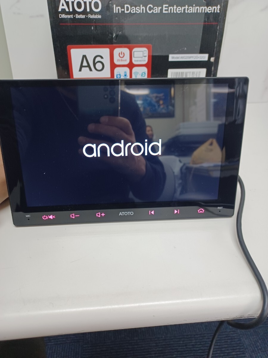 y041901f ATOTO カーオーディオナビゲーション A6 Androidカーステレオ ワイヤレスCarPlay A6G209PF_画像3