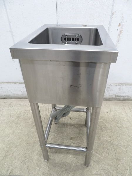 G454◆ステンレス製◆1槽シンク 350×450×840 栃木 宇都宮 中古 業務用 厨房機器