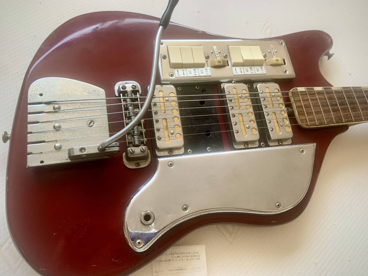 TEISCO 60年代ビンテージ ３ Gold Foil PU 完全動作 ネック調整パーフェストの画像1