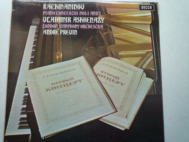 SP16 英DECCA盤LP ラフマニノフ/ピアノ協奏曲1、2番 アシュケナージ/プレヴィン/ロンドンSO ED4 初出の画像1