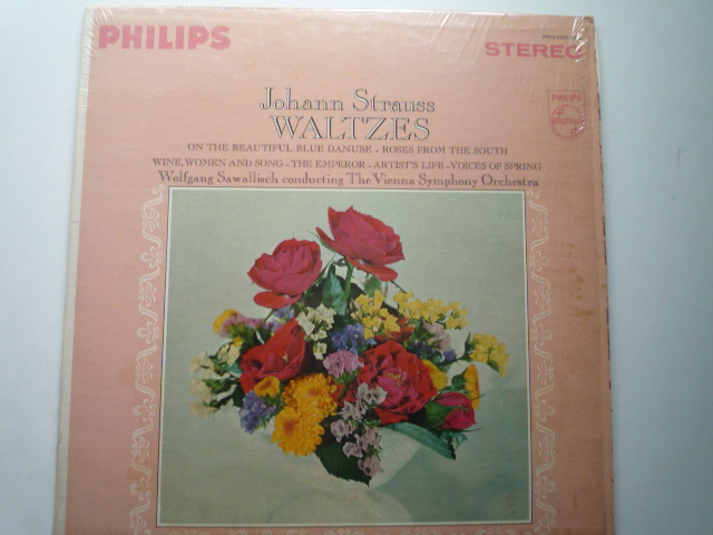 SP74 米PHILIPS盤LP J・シュトラウス/ワルツ集 サヴァリッシュ/ウィーンSO_画像1