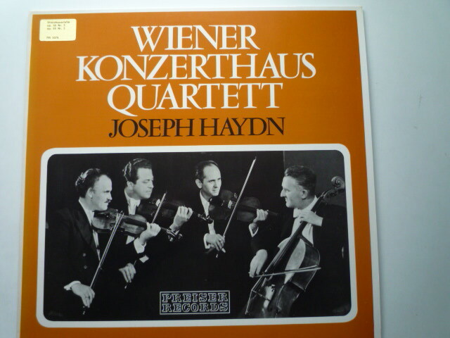 ST48 オーストリアPREISER盤LP PR3079 ハイドン/弦楽四重奏曲Op.50-5、55-3 コンツェルトハウスQ_画像1
