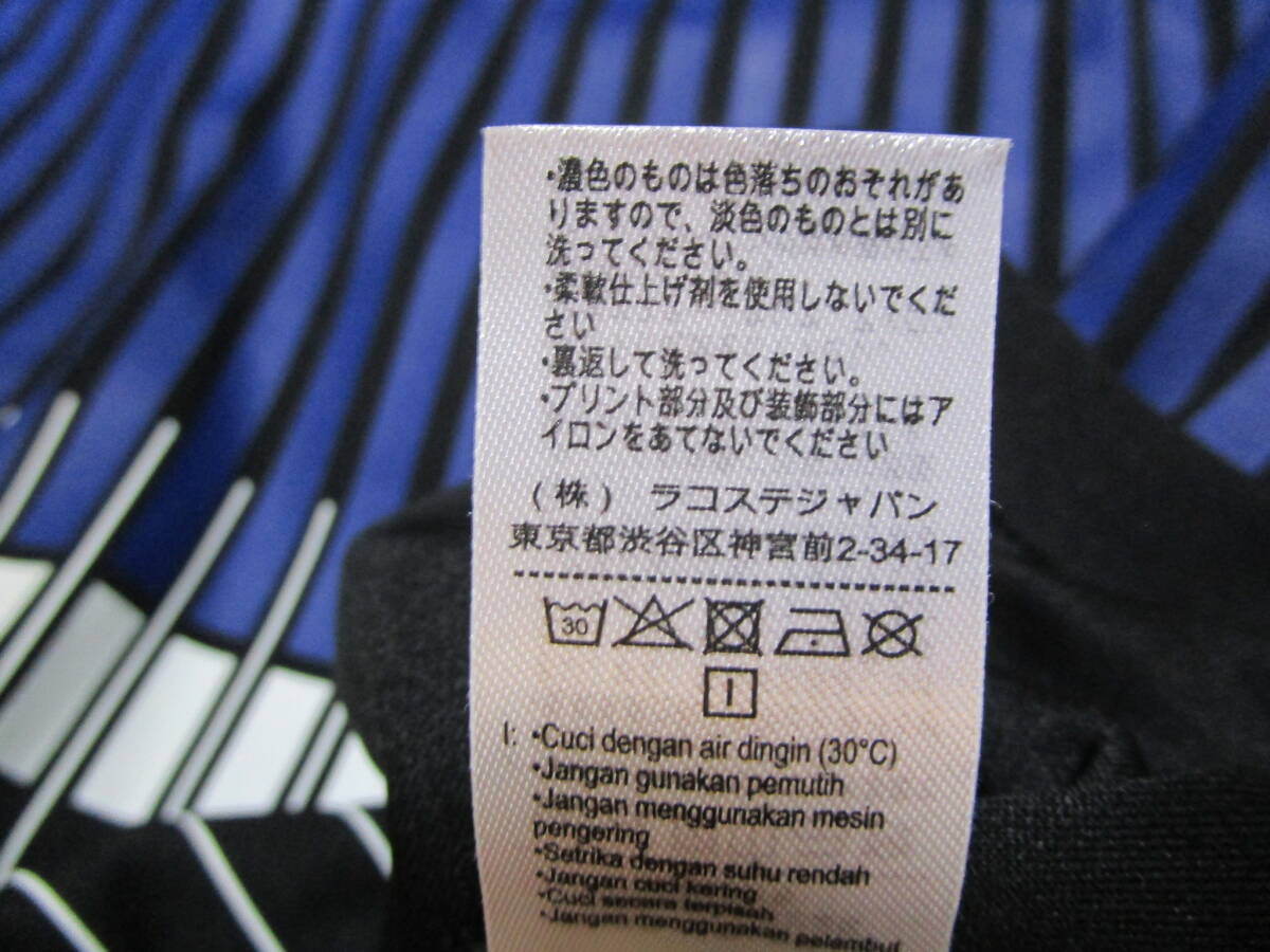 吸汗速乾!美品即決!LACOSTE SPORT ラコステ スポーツ ULTRA DRY ウルトラドライ メンズ 半袖 ポロシャツ BLACK size 4 ポリエステル100%_画像10