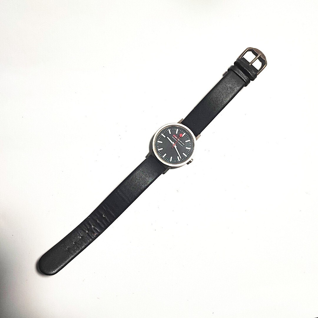 動作良好 MONDAINE モンディーン 腕時計 QZ メンズ 腕時計 稼働品 T673_画像2