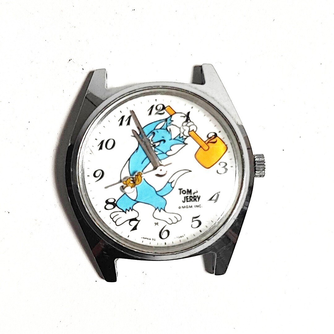 SEIKO DISNEY TIME セイコー ディズニータイム トムとジェリー メンズレディースキッズ腕時計 手巻き ジャンク H135の画像1