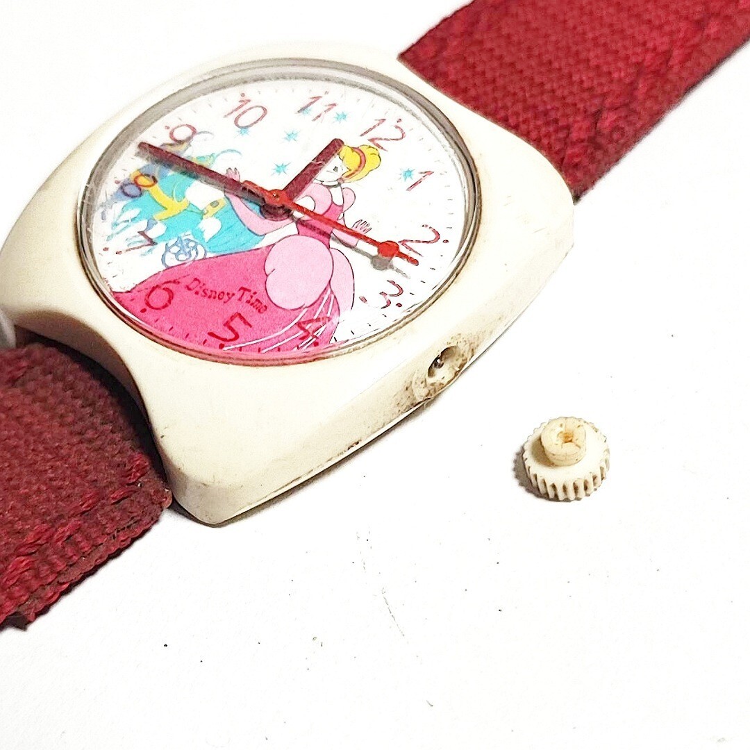 SEIKO DISNEY TIME セイコー ディズニータイム シンデレラ メンズレディースキッズ腕時計 手巻き ジャンク H136の画像3