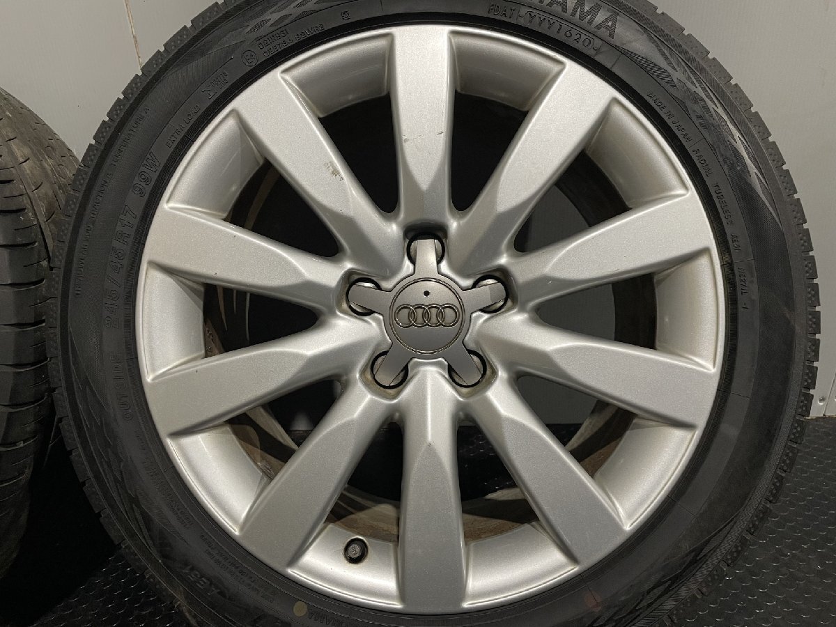 【YOKOHAMA BluEarth-GT AE51 245/45R17】夏タイヤ【audi A4 Sライン 純正ホイール 17インチ 8J5HPCD112+47】20年製 バリ溝　(MTO150)_画像3