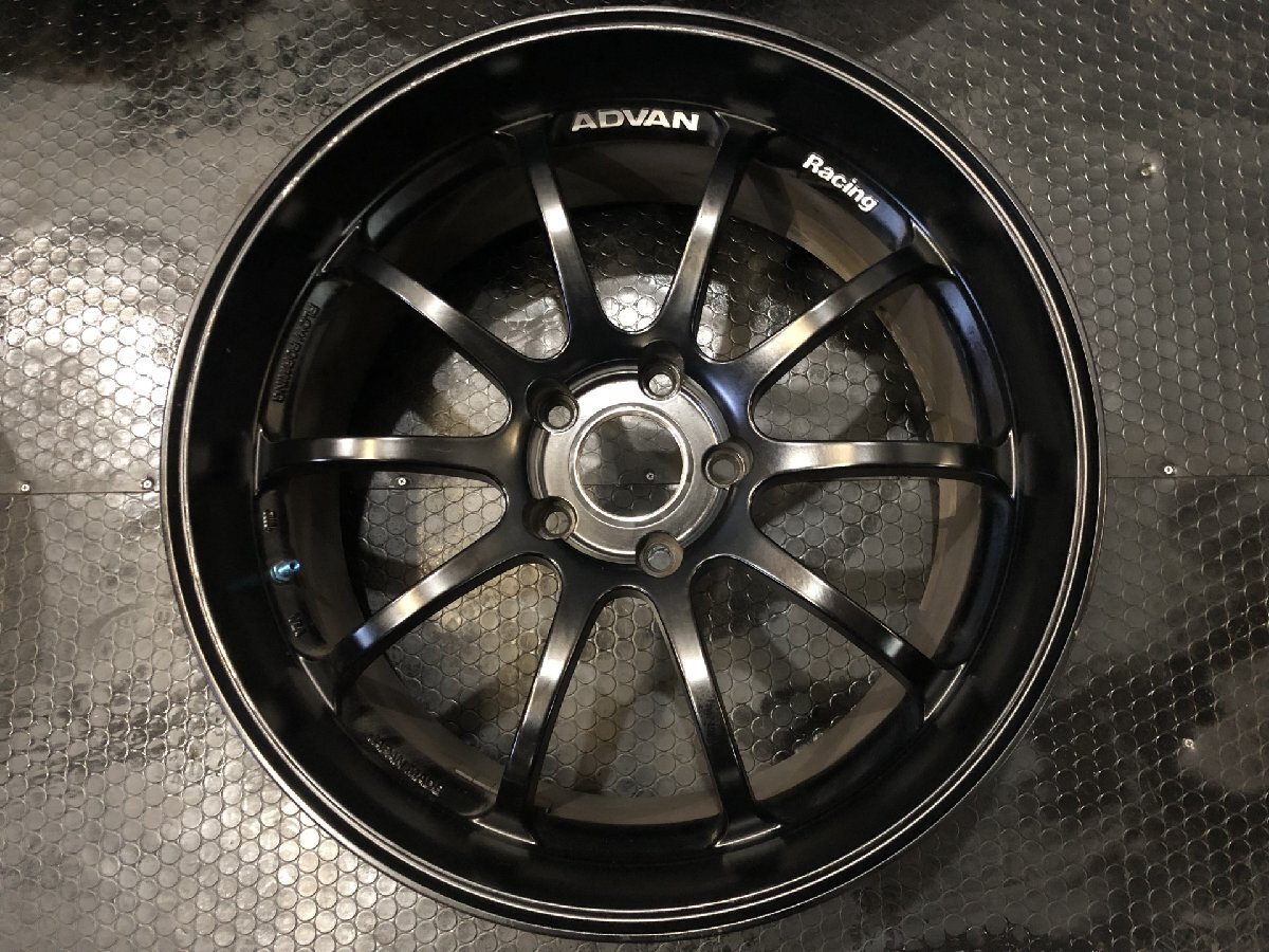 YOKOHAMA ADVAN Racing RS アドバンレーシング 社外ホイール 19インチ 4本 10J/9J5HPCD120+20/+22 ブラック BMW 軽量 (VHS055)の画像3