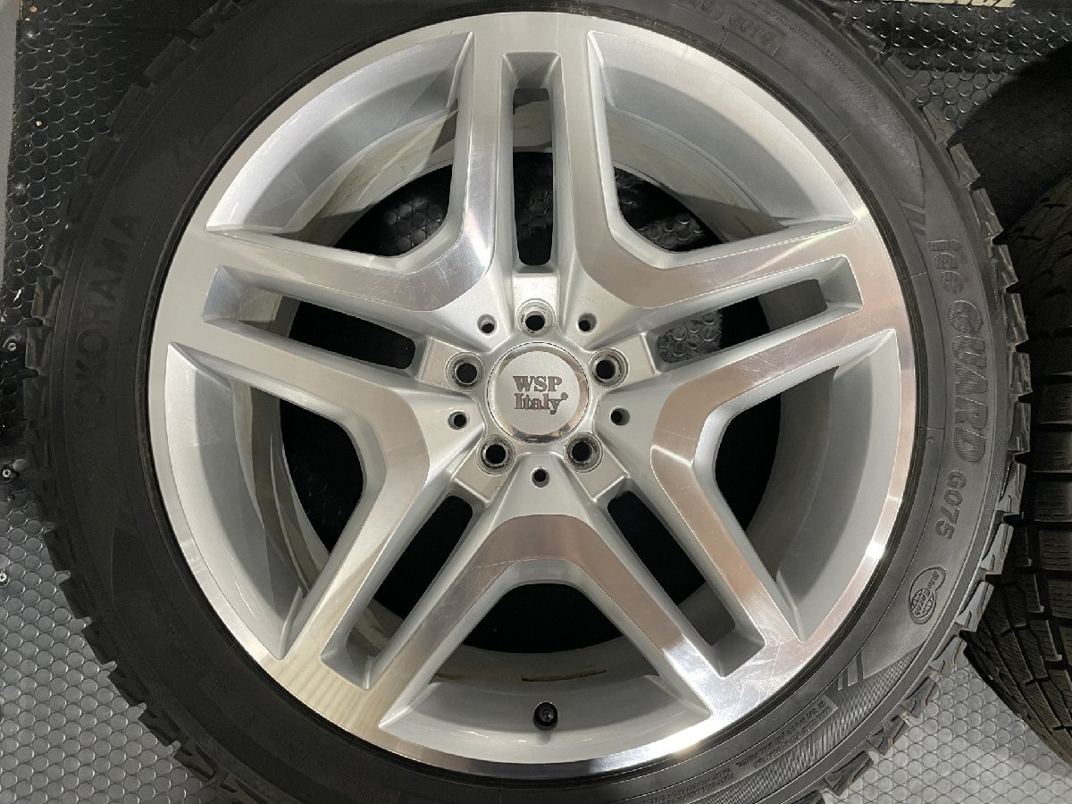 【YOKOHAMA ice GUARD G075 265/45R20】スタッドレス【WSP ITALY 20インチ 8.5J5HPCD112+60】ベンツ/GLE/GL/Mクラス等　(MTJ536)_画像4