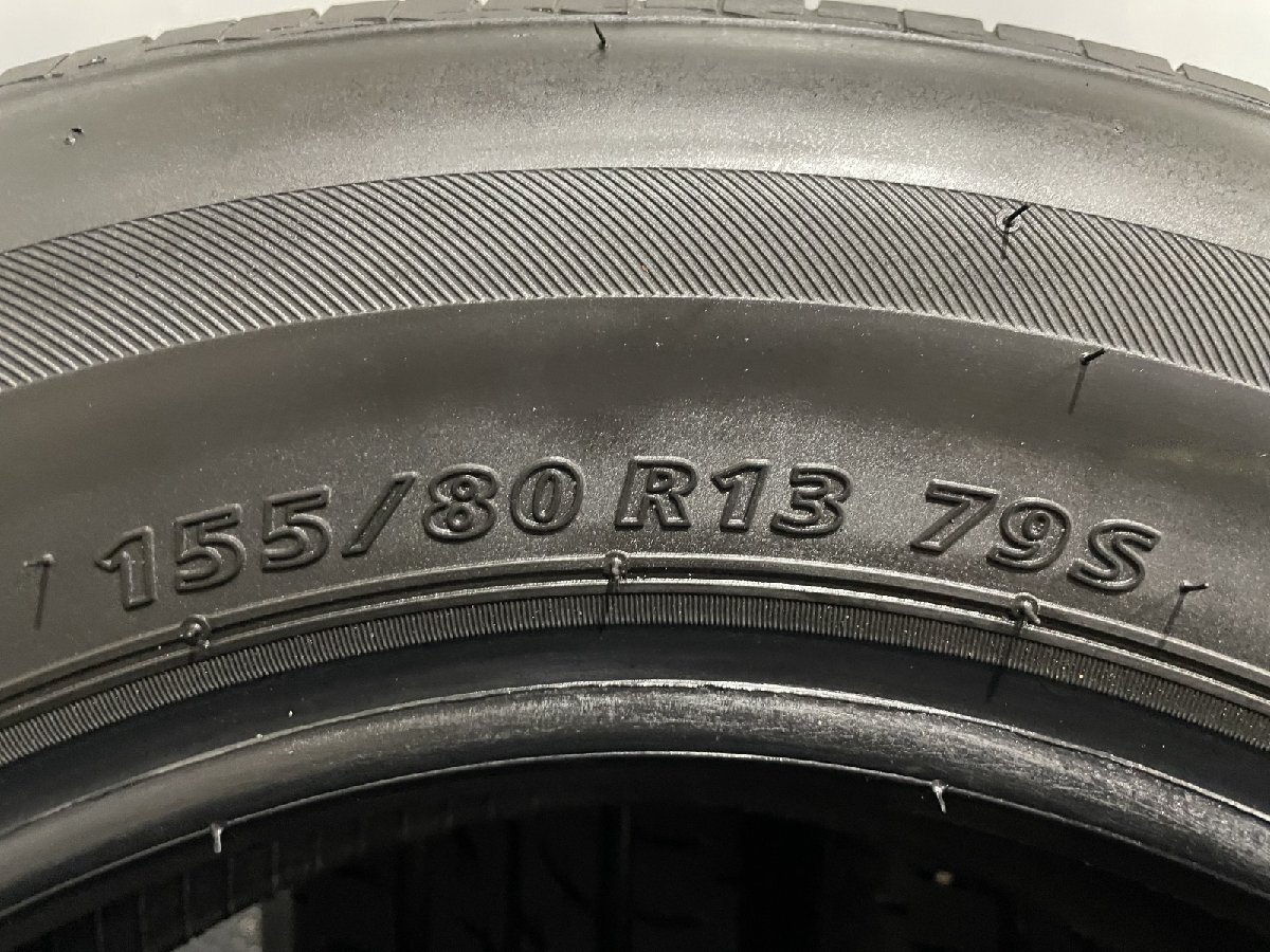 BS BRIDGESTONE NEXTRY 155/80R13 13インチ 夏タイヤ 4本 19年製 バリ溝 ヴィッツ パッソ プラッツ等　(MTC520)_画像9