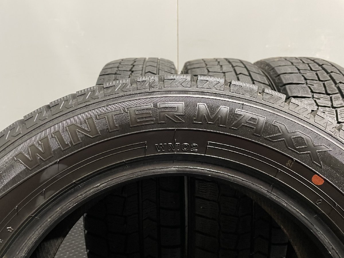 DUNLOP WINTER MAXX WM02 185/65R15 15インチ スタッドレス 4本 21～22年製 アクア ノート フリード イスト デミオ等　(KTJ047)_画像8