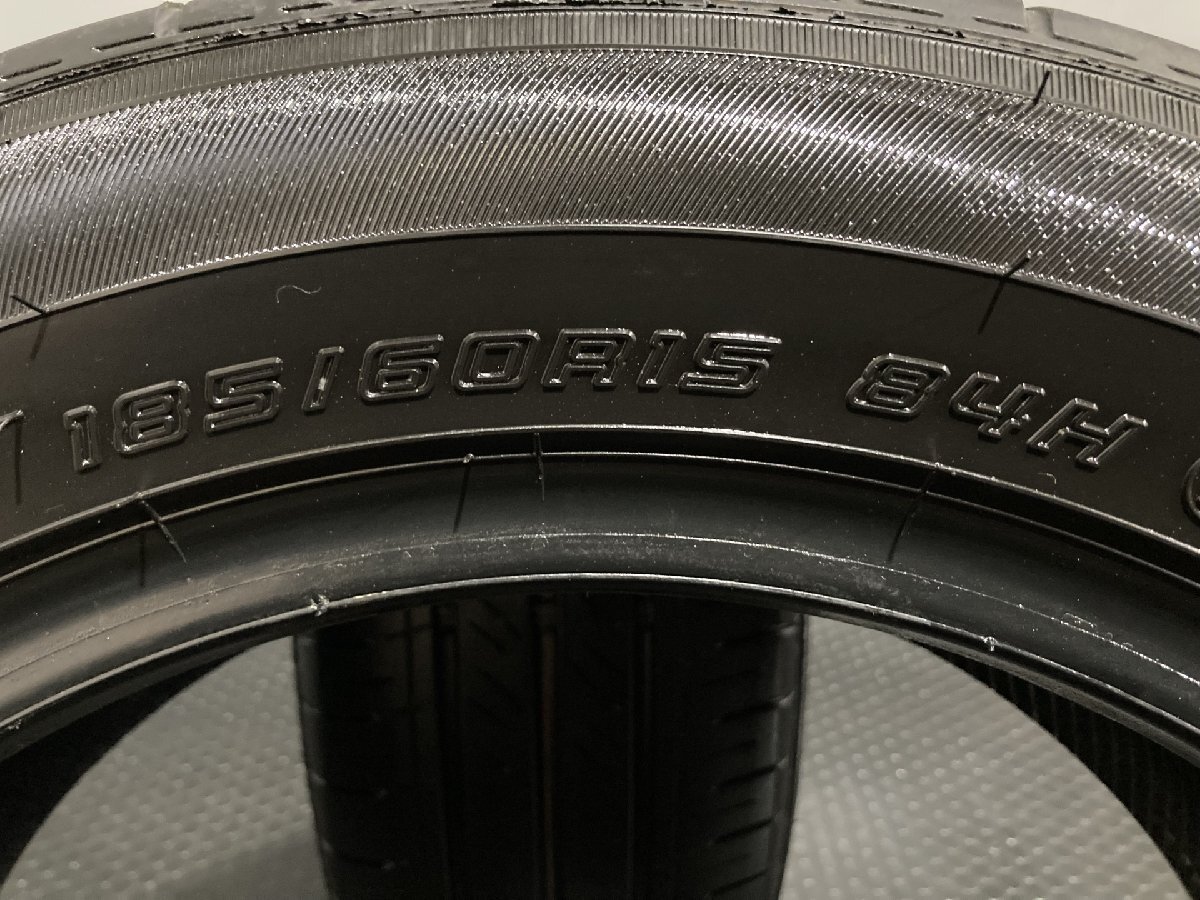 DUNLOP ENASAVE EC300 185/60R15 15インチ 夏タイヤ 2本 22年製 フィット ヤリス シエンタ グレイス シャトル等　(MTW115)_画像9