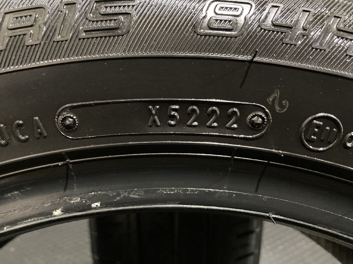 DUNLOP ENASAVE EC300 185/60R15 15インチ 夏タイヤ 2本 22年製 フィット ヤリス シエンタ グレイス シャトル等　(MTW115)_画像10