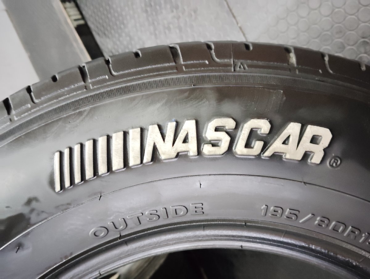 GOODYEAR EAGLE #1 NASCAR ナスカー 195/80R15 107/105L LT 15インチ 夏タイヤ 2本 ホワイトレター ハイエース キャラバン等　(VTL071)_画像8