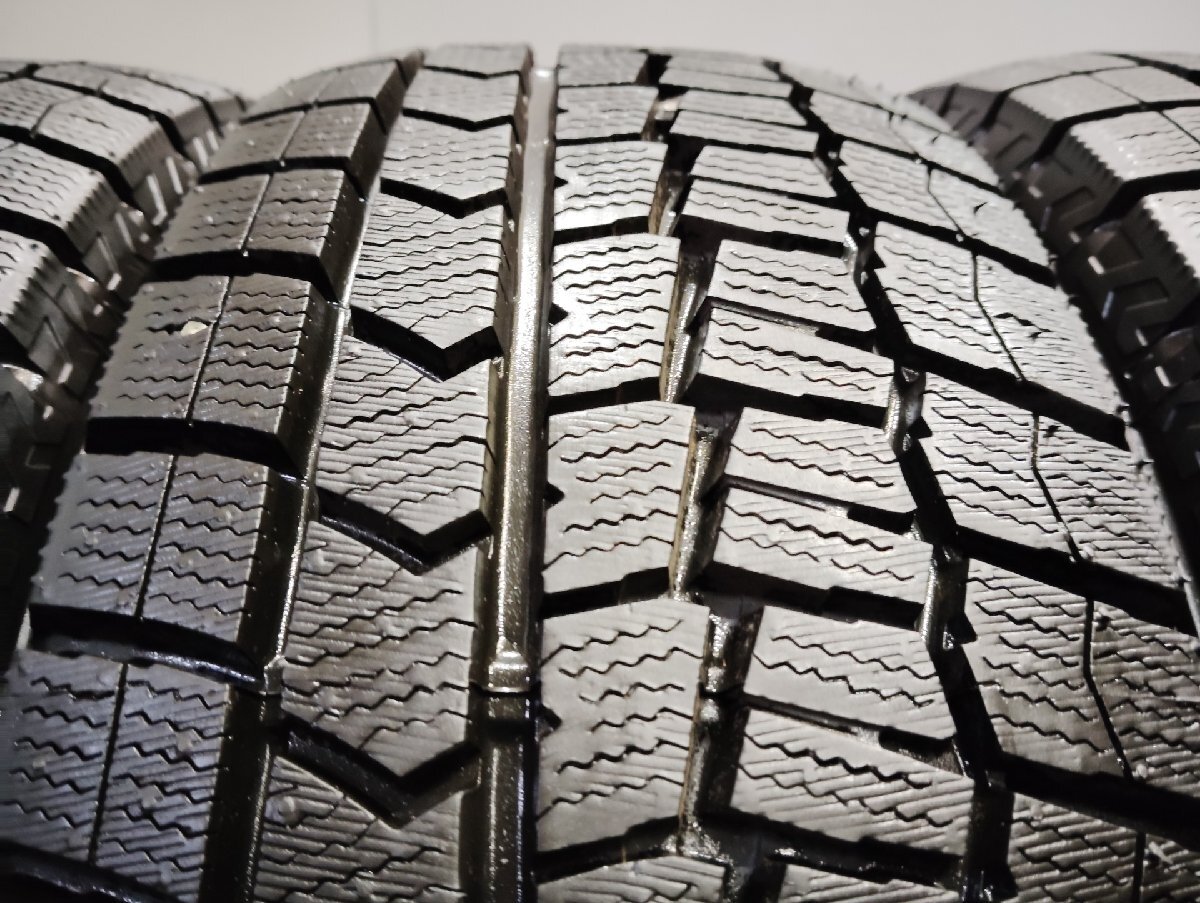 DUNLOP WINTER MAXX WM02 195/65R15 15インチ スタッドレス 4本 19年製 バリ溝 プリウス ステップワゴン アイシス等　(VTL076)_画像6