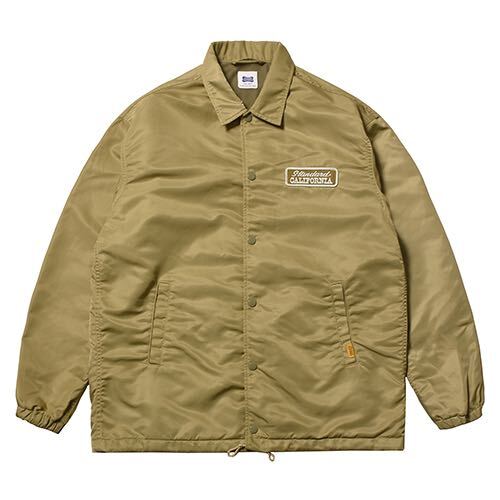 スタンダードカリフォルニア/StandardCalifornia SD Logo Patch Coach Jacket -Official Store Limited beige XL 限定 コーチジャケット の画像5