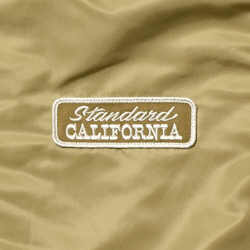 スタンダードカリフォルニア/StandardCalifornia SD Logo Patch Coach Jacket -Official Store Limited beige XL 限定 コーチジャケット の画像6