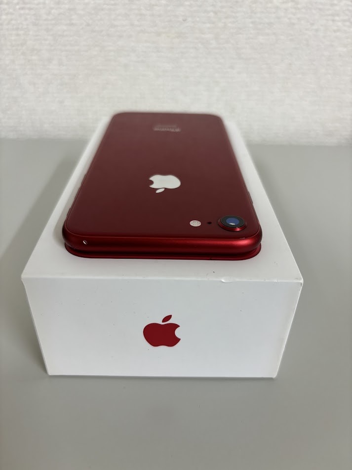 iPhone8　中古　ジャンク品　アクティベーションロック　画面割れ　箱付　256GB　RED　赤_画像4