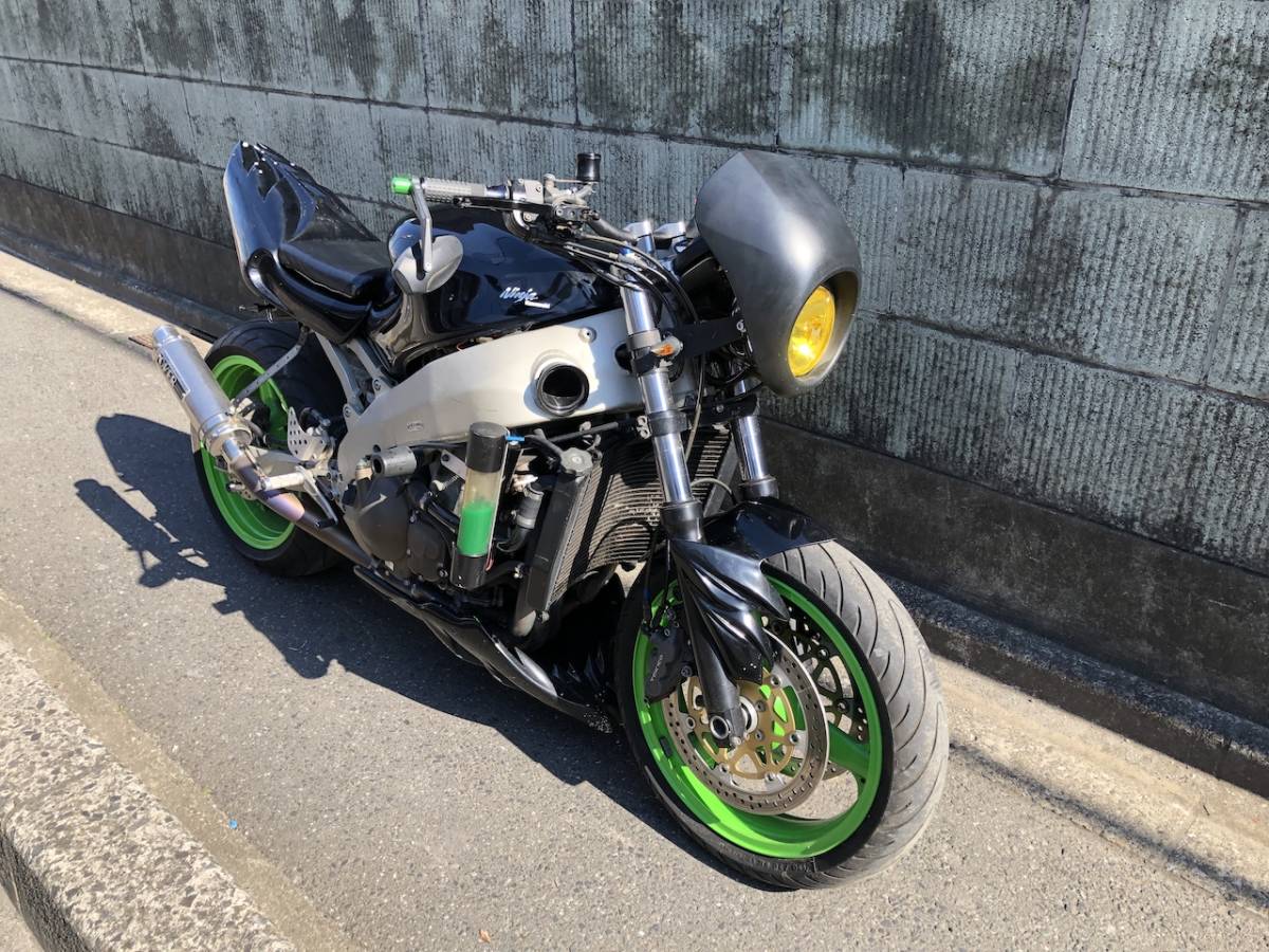 Kawasaki ZX9R full custom : Real Yahoo auction salling