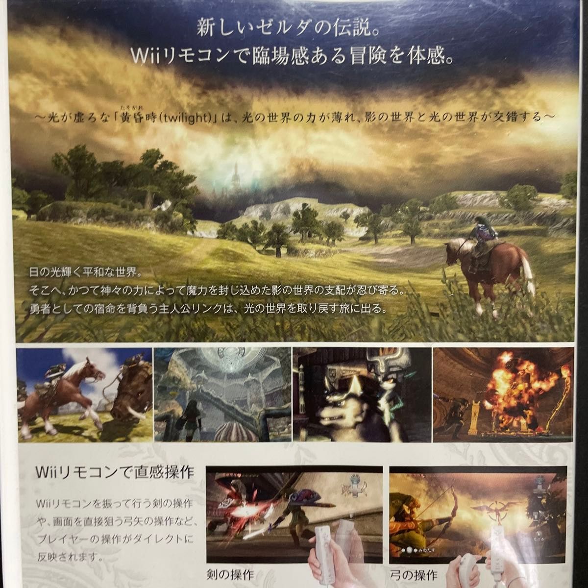 【Wii】 ゼルダの伝説 スカイウォードソード トワイライトプリンセス  2本まとめ セット