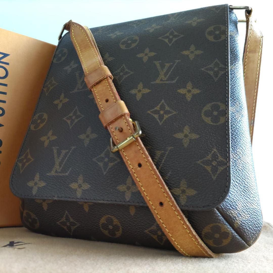 1円～鑑定済・希少・美品 LOUIS VUITTON ルイヴィトンモノグラム ミュゼット・サルサ ショルダーバッグ ショートストラップ 廃版品 M51528の画像1