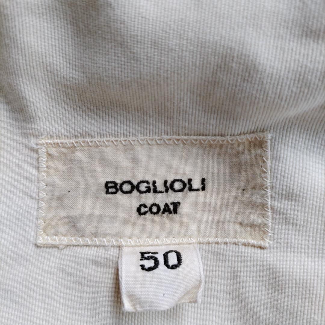 1円～美品！BOGLIOLI ボリオリ COAT コート テーラードジャケット アンコン仕立 極上の肌感 軽量コットン100% 伊名作 漢のサルトリア 50 XL_画像8