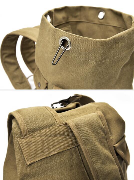 1 jpy ~ rucksack (F40) less .× canvas men's rucksack high capacity waterproof rain cover .. cotton canvas backpack 