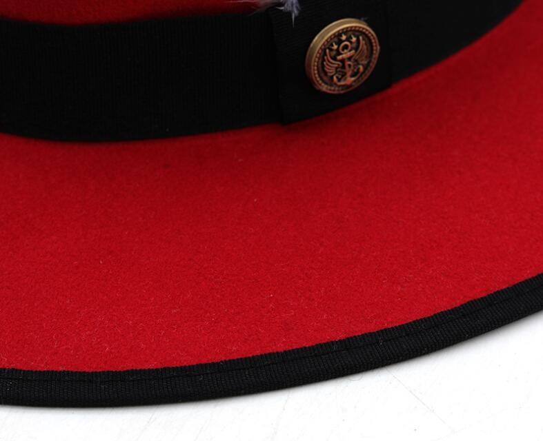 1 jpy ~ felt hat (F243) wool hat hat . cap men's lady's gentleman cap Europe and America manner stylish formal casual black 