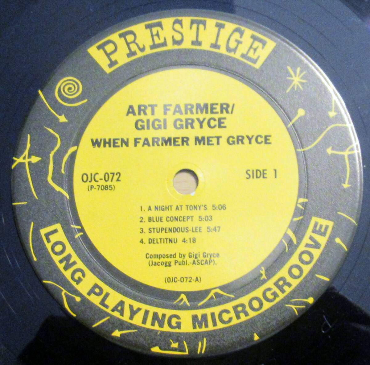 レコード〈 LP〉アート・ファーマー＆ジジ・グライス（ART FARMER /GIGI GRYCE） When farmer met gryce _画像4