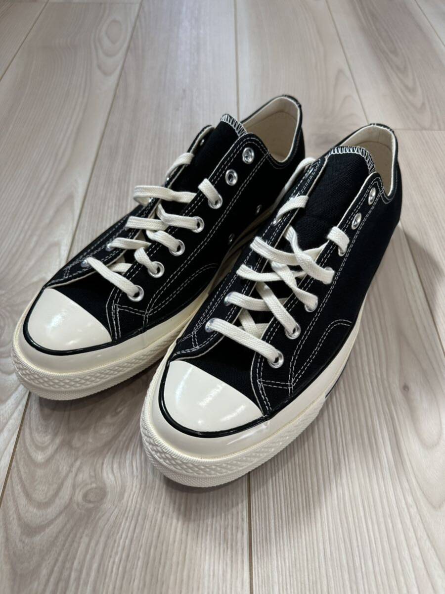 1円〜 新品未使用 CT70 BLACK LOW CUT 29cm US10.5 CONVERSE スニーカー コンバース キャンバス OX の画像1