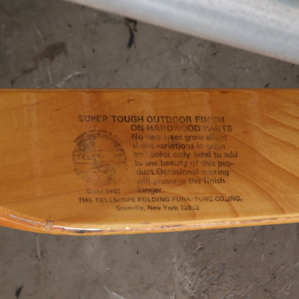 1960s-70s アメリカ ヴィンテージ ビーチチェア ローンチェア / 折り畳み フォールディング アウトドア キャンプ USA 椅子 #602-30-101-97_画像10