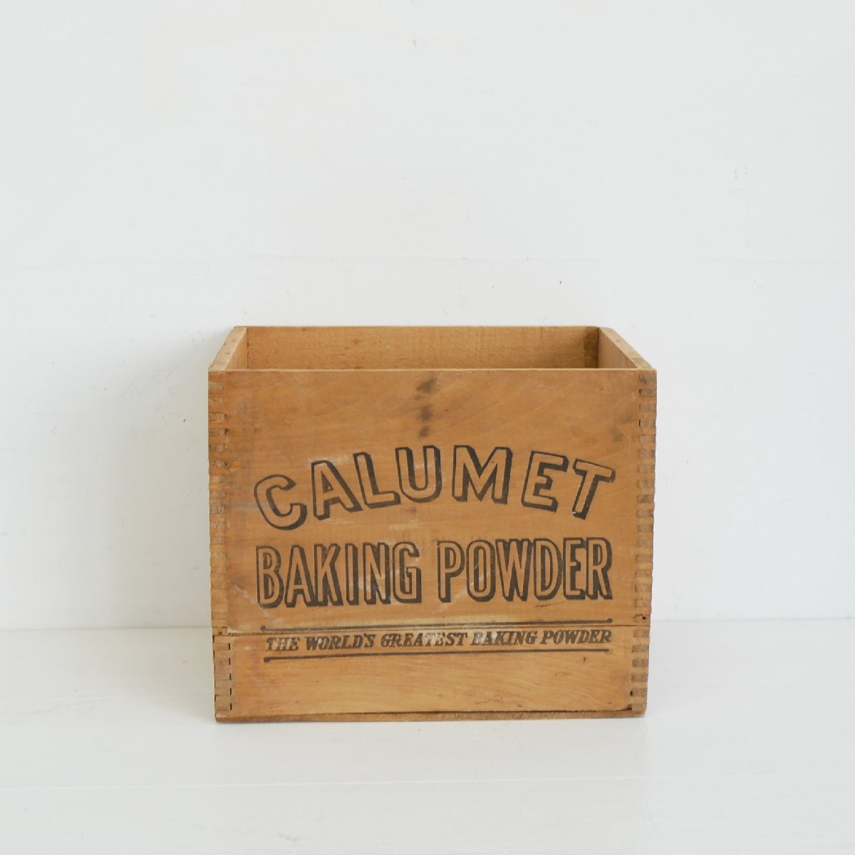GALUMET ヴィンテージ 木箱 / アメリカ お菓子 ベーキングパウダー ウッドボックス 運搬箱 店舗什器 ディスプレイ小物 #602-45-243-220の画像2