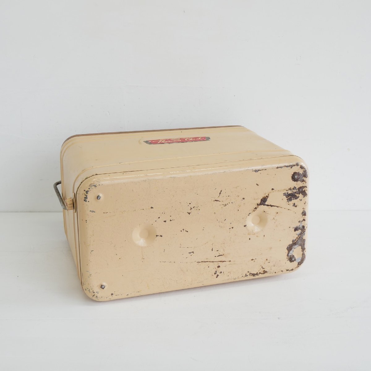 1950\'s-1960\'s Knapp Monarch Vintage cooler-box / America napmona-k metal производства консервный нож есть кемпинг сопутствующие товары #602-20-149-163