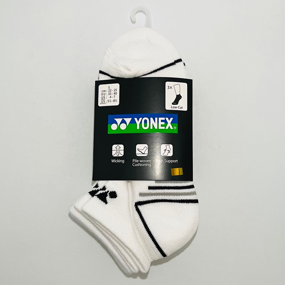 【匿名発送】 新品 YONEX ヨネックス レディース ウィメンズ スニーカーインソックス 22〜25cm 3足組 まとめ売り