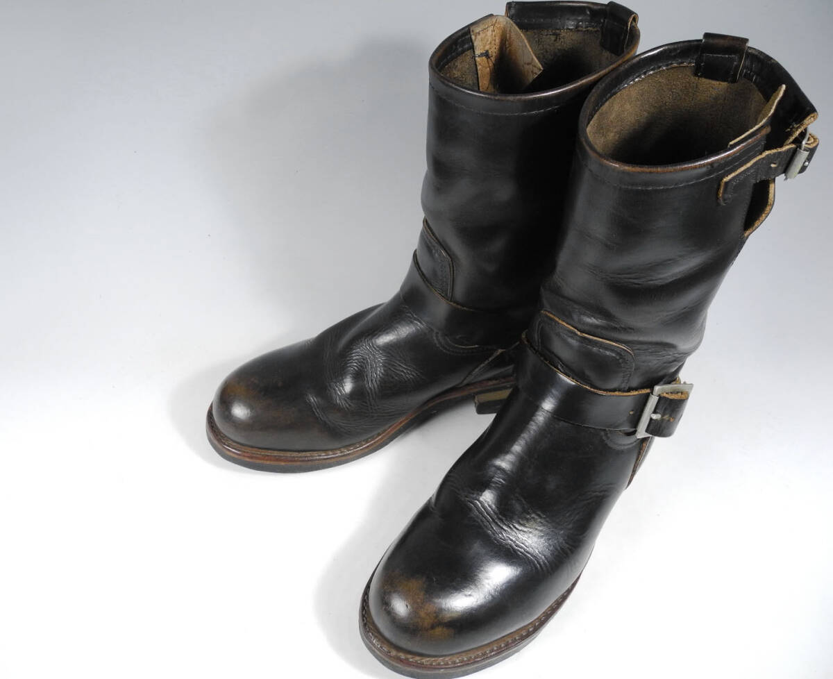  ultra sib*PT91 print feather tag 94 year made * Red Wing 2268 engineer boots 8.5D* tea core? black kli pin g trace 9268 2966