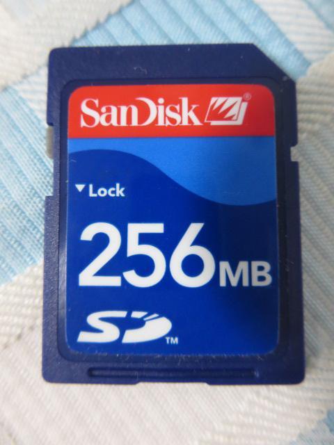 SanDisk SDメモリカード 256MB_画像1