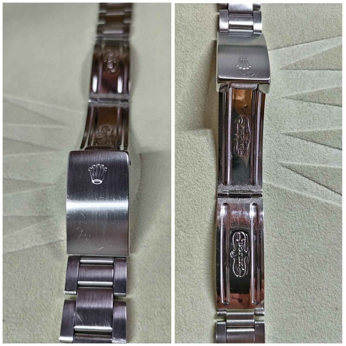 ROLEX ロレックス オイスター 巻きブレス ブレスレット クラスプ Ｂ 7836 358 デイトジャスト エクスプローラー GMTマスター ヴィンテージの画像3