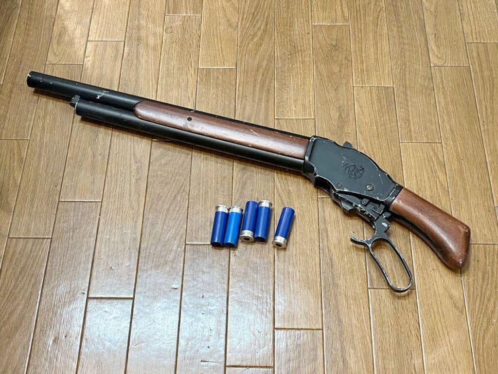 S&T Winchester M1887 рычаг action газ Schott gun настоящий дерево .. тип 