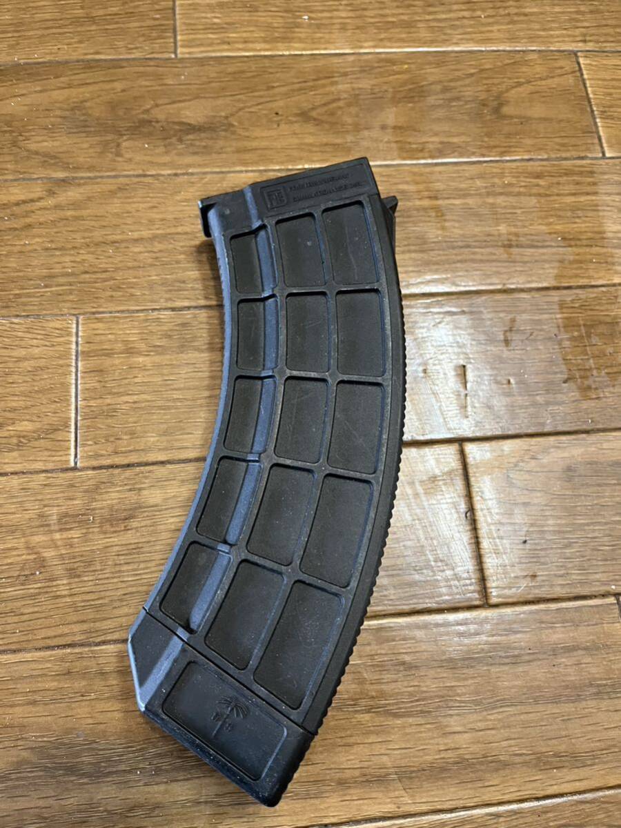 Magpul PTS × US PALM AK30タイプ 150連マガジン BK　スタンダード電動用　検）マルイ　AK47 マグプル PTS　LCT_画像1