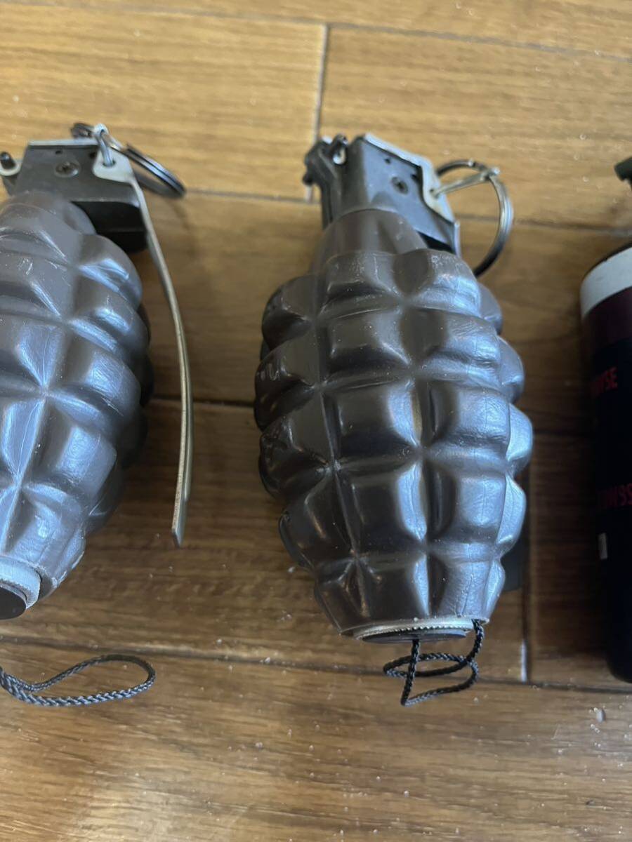 ガス式 手榴弾 Mk2 HANDGRENADE パイナップル 2個　モスカート　サイクロン　インパクトグレネード_画像3