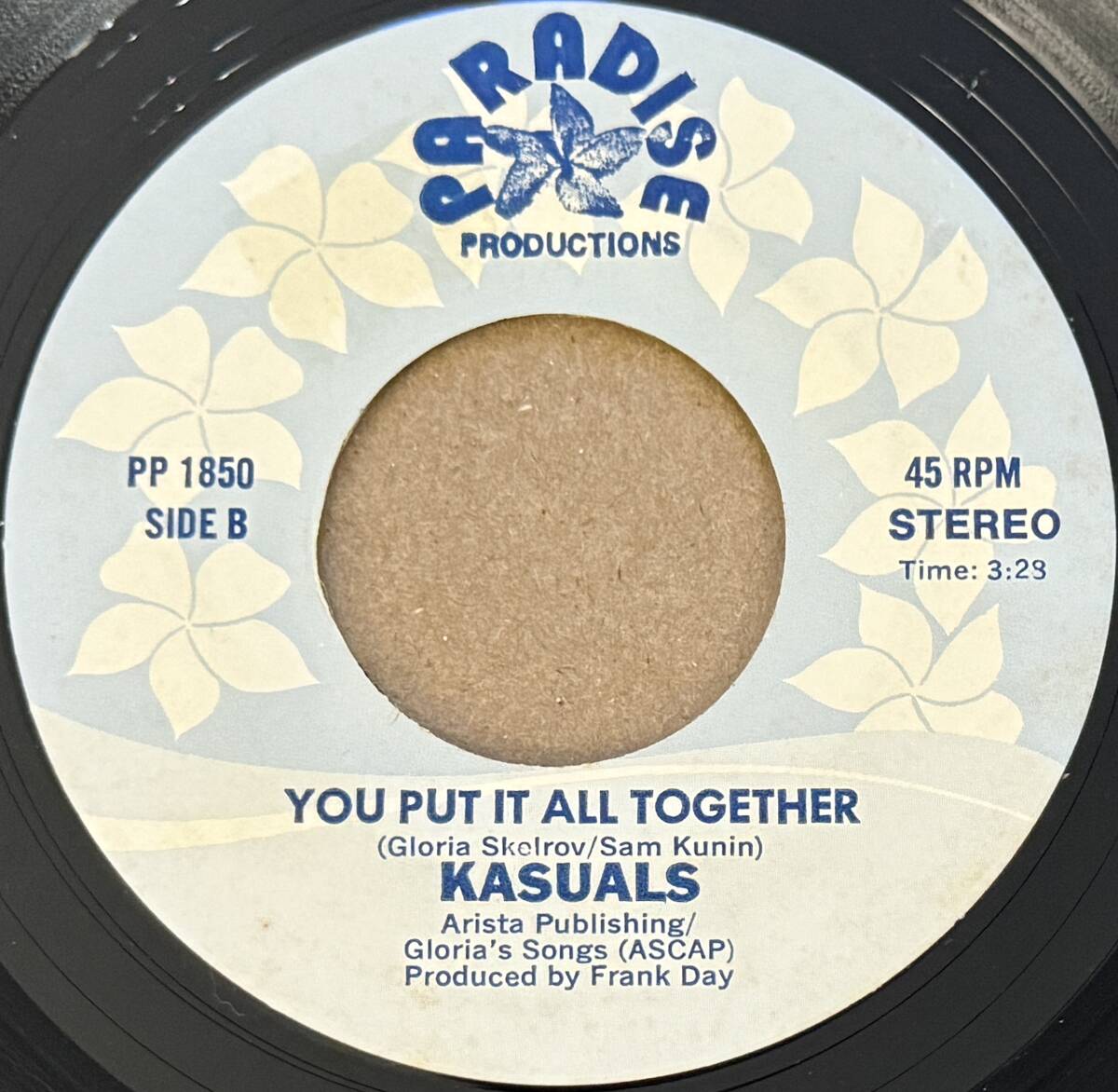 AOR Hawaii 45RPM Mellow Hawaiian Kasuals - The Other Side Of Me/You Put It All Together  ハワイレコードの画像2