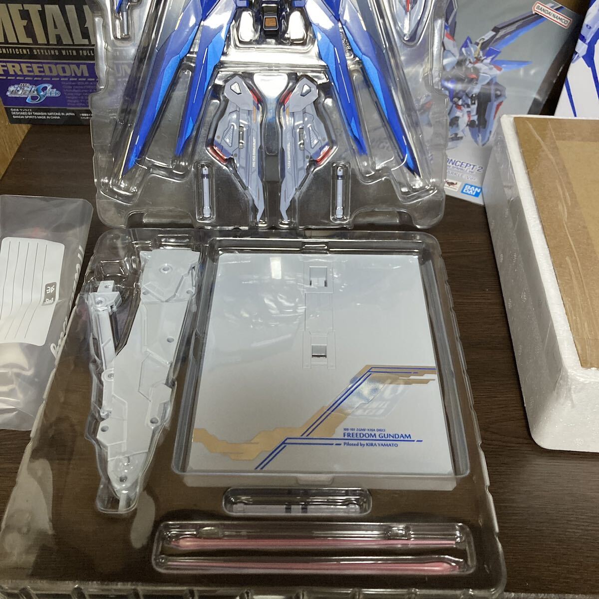 BANDAI METAL BUILD freedom Gundam CONCEPT 2 SNOW SPARKLE Ver. дополнение Mobile Suit Gundam SEED Bandai metal build 
