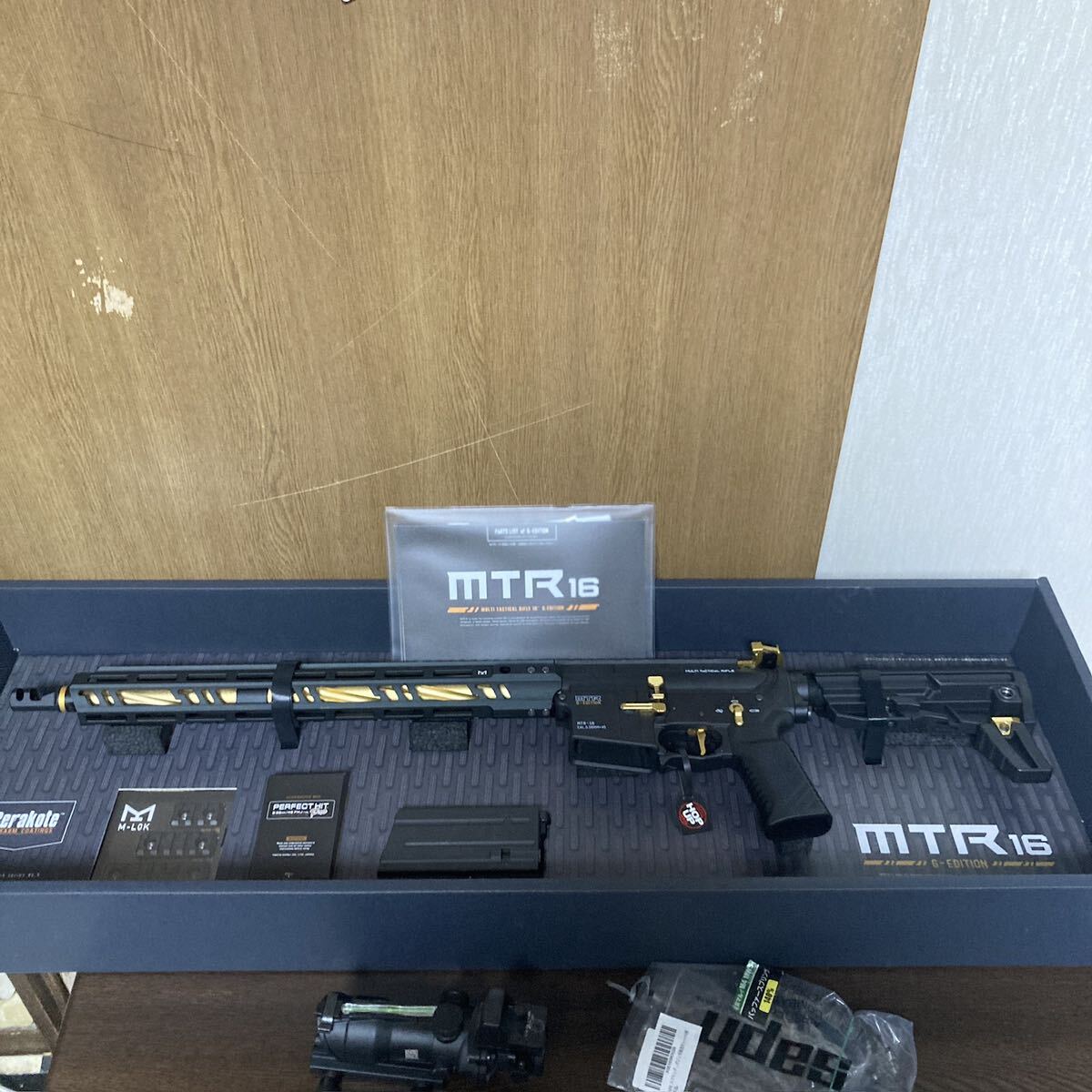  Tokyo Marui газ свободный затвор MTR16 G выпуск + Frontier производства твердый li пружина буфер & усиленный комплект пружин дополнение 