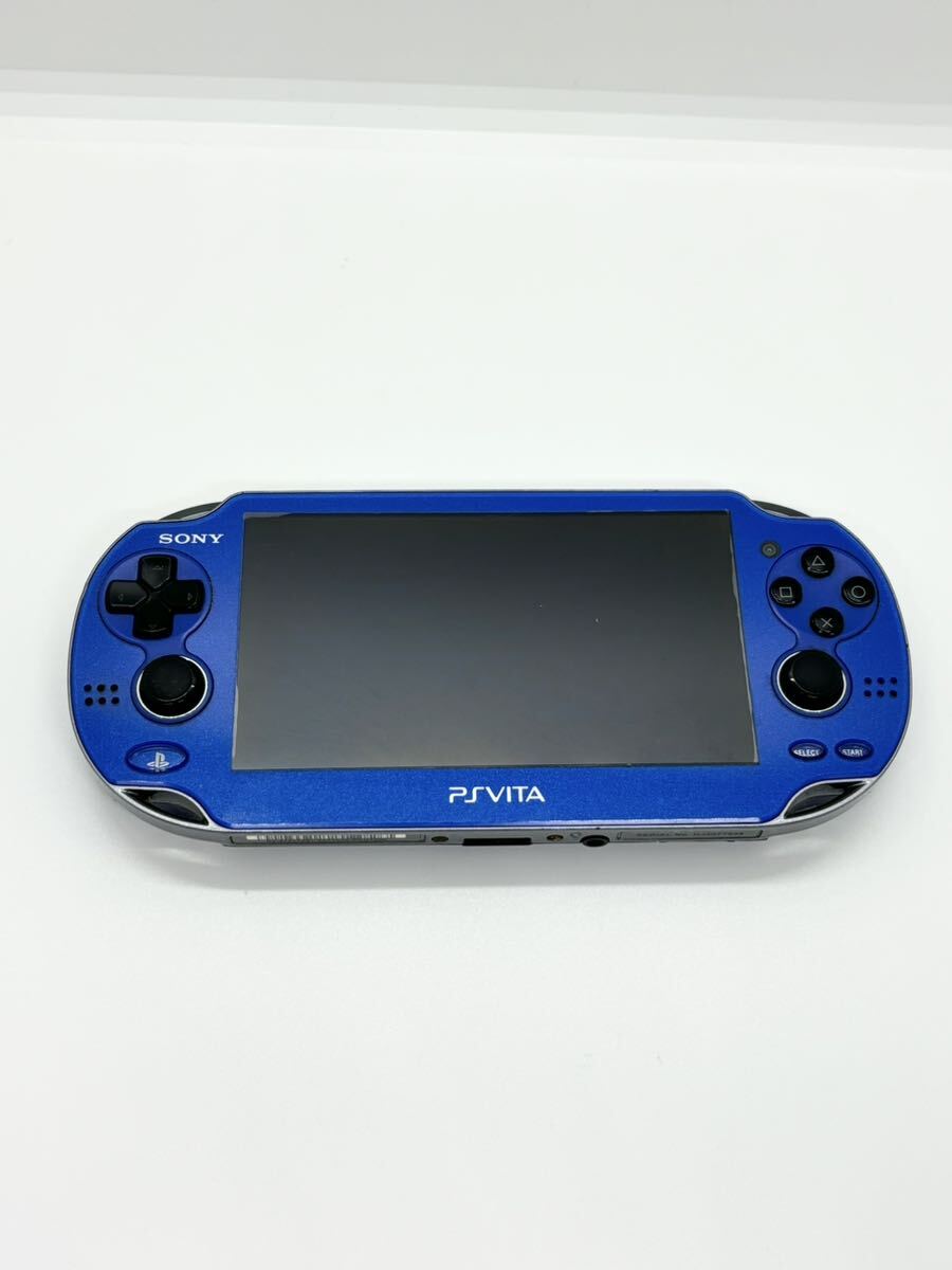 送料無料　PlayStation Vita pch-1000 サファイアブルー 本体のみ_画像1