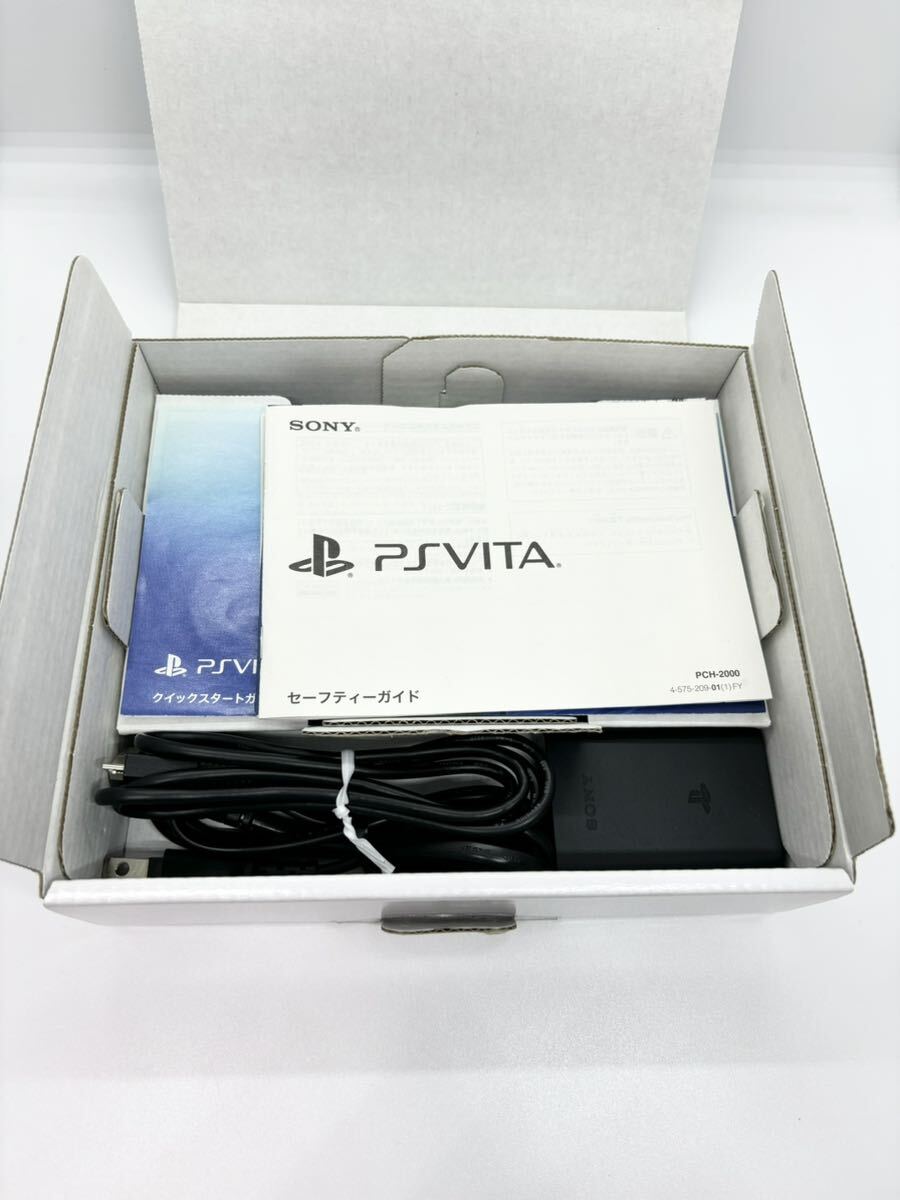 【美品】PlayStation Vita Wi-Fiモデル pch-2000アクアブルー _画像2