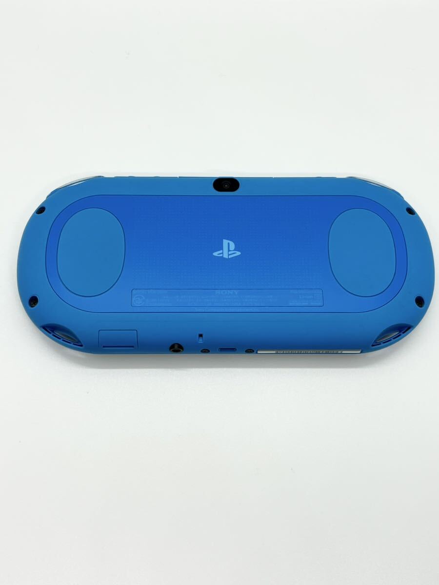 【美品】PlayStation Vita Wi-Fiモデル pch-2000アクアブルー _画像4