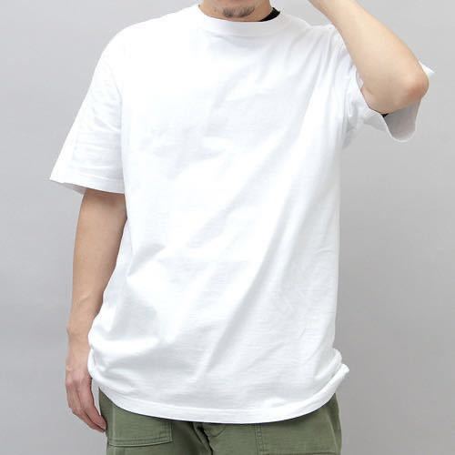 新品 ユナイテッドアスレ 5.6oz ハイクオリティ 無地 半袖Tシャツ ユニセックス 白 ホワイト M_画像4